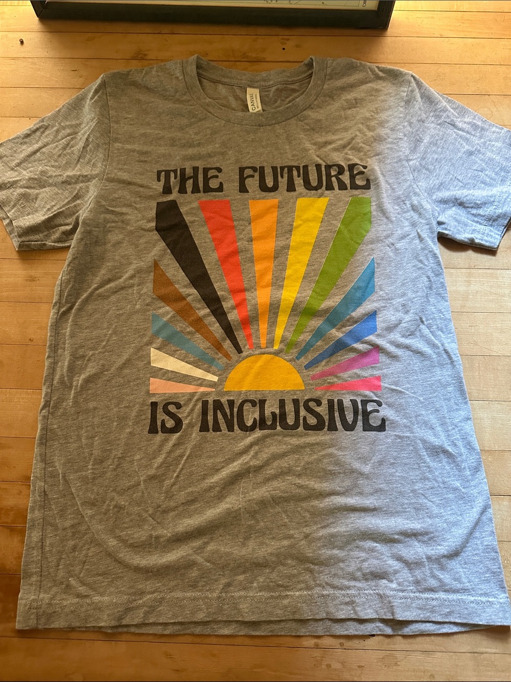 Gray 'The Future Is Inclusive' Graphic Tee